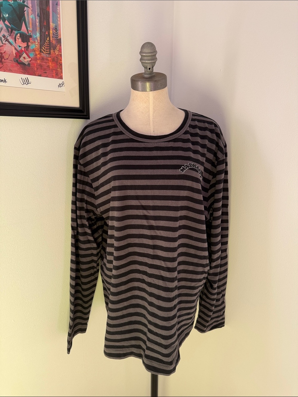 Mad happy striped long sleeve